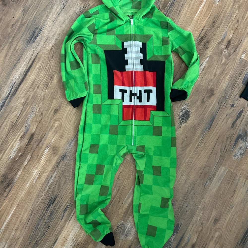 Green TNT Kids Pajama Footies